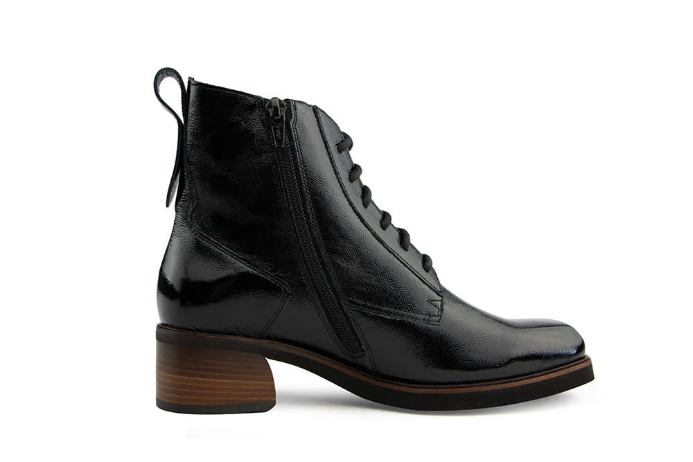 Durea Veterboot Zwart Lak