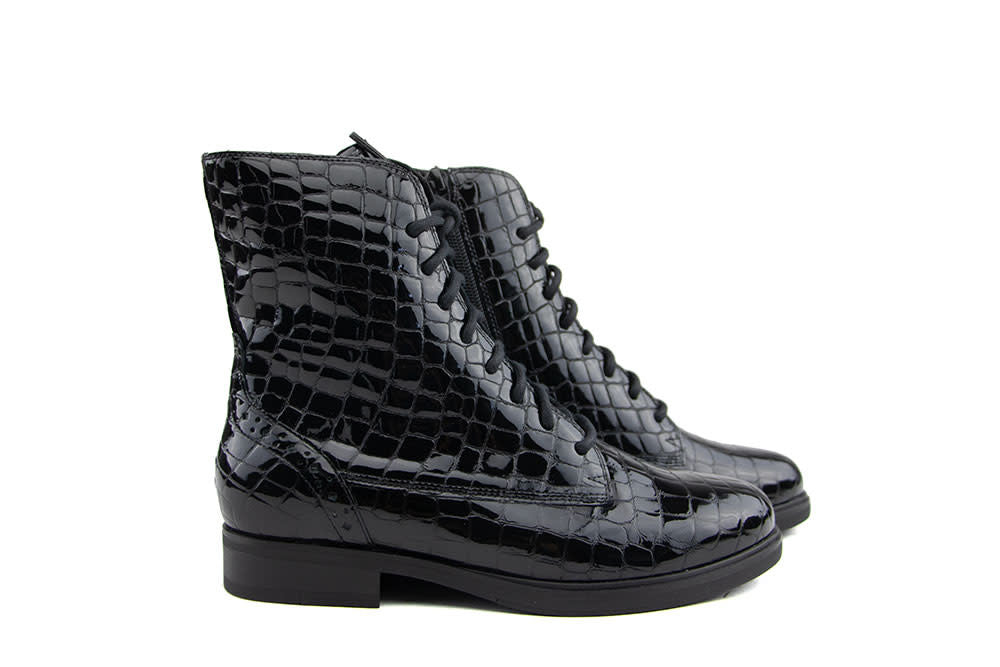Durea Veterboot Zwart Croco K
