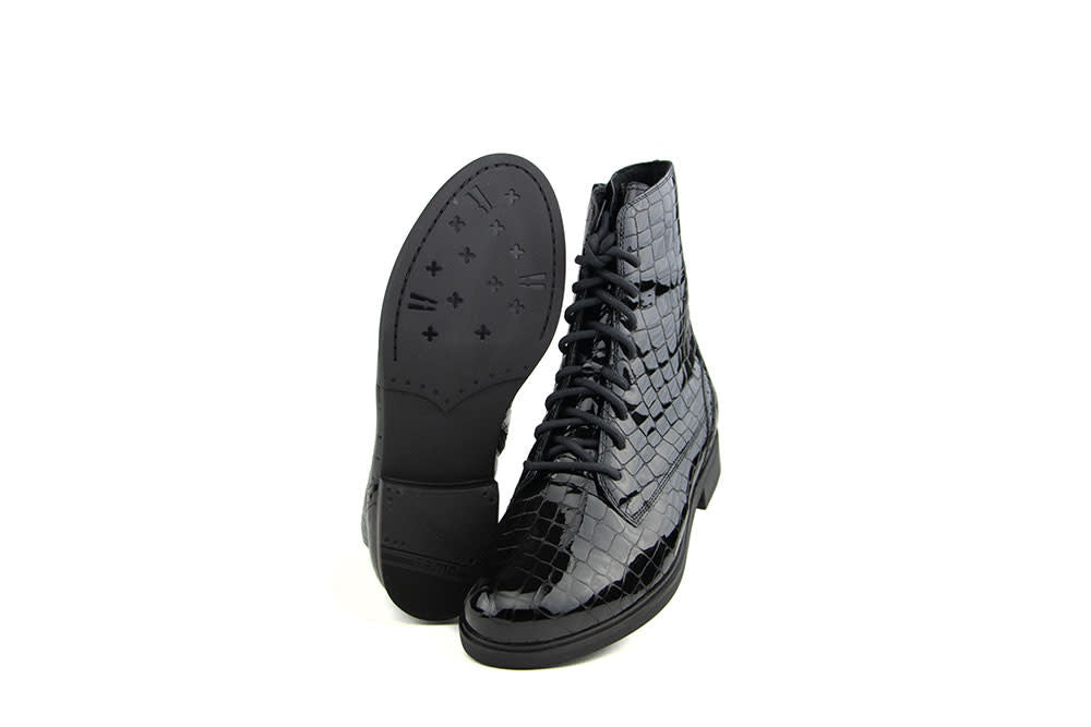 Durea Veterboot Zwart Croco K