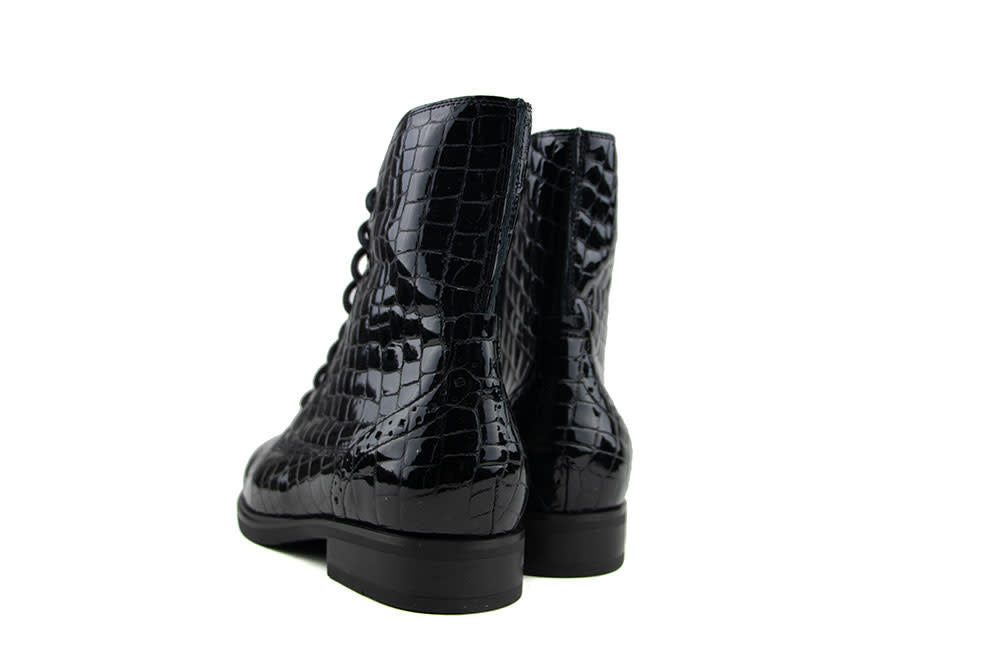 Durea Veterboot Zwart Croco K