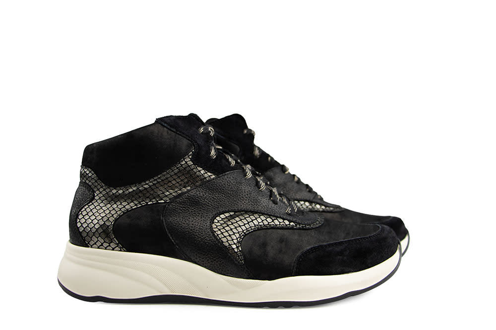Durea Hoge Sneaker Zwart Combi