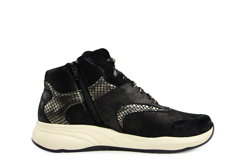 Durea Hoge Sneaker Zwart Combi