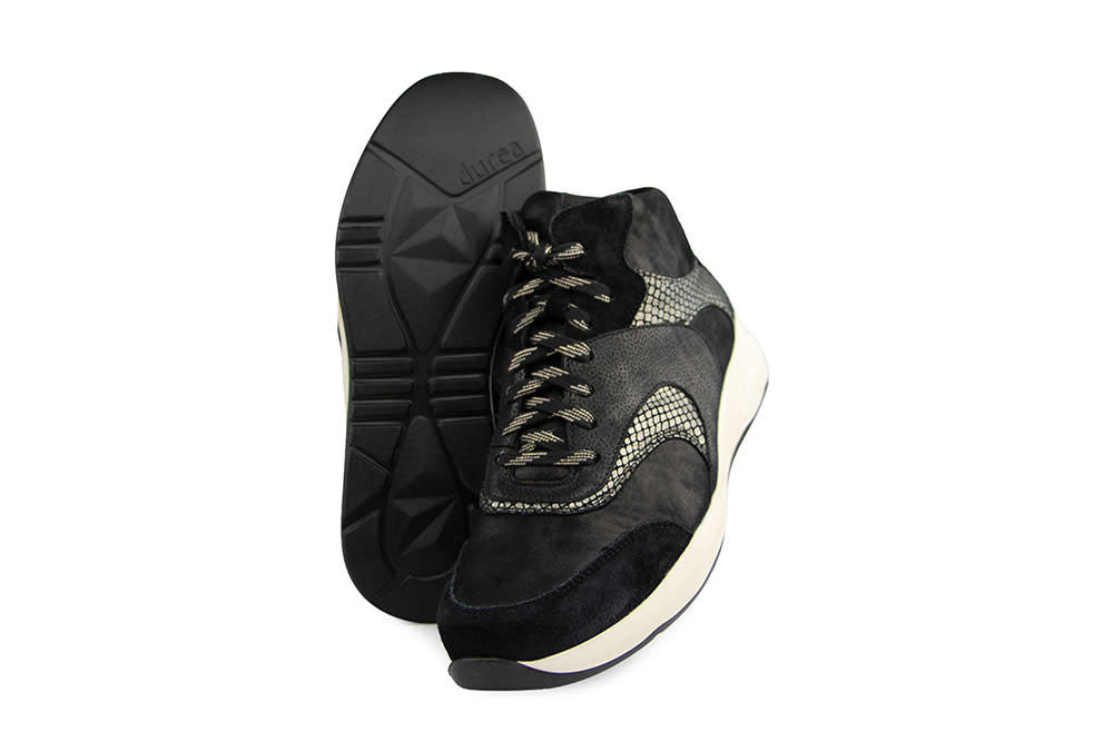 Durea Hoge Sneaker Zwart Combi