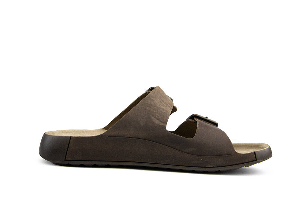 Ecco Slipper Cozmo M Casual Buckle Nutmeg