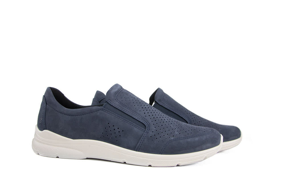 Ecco Irving Perf Slip On Marine