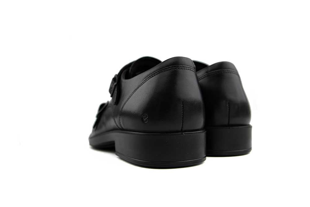 Ecco Gesp Metro Milan Double Monk Black