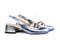 Eva Luna Slingback Jeans Argento