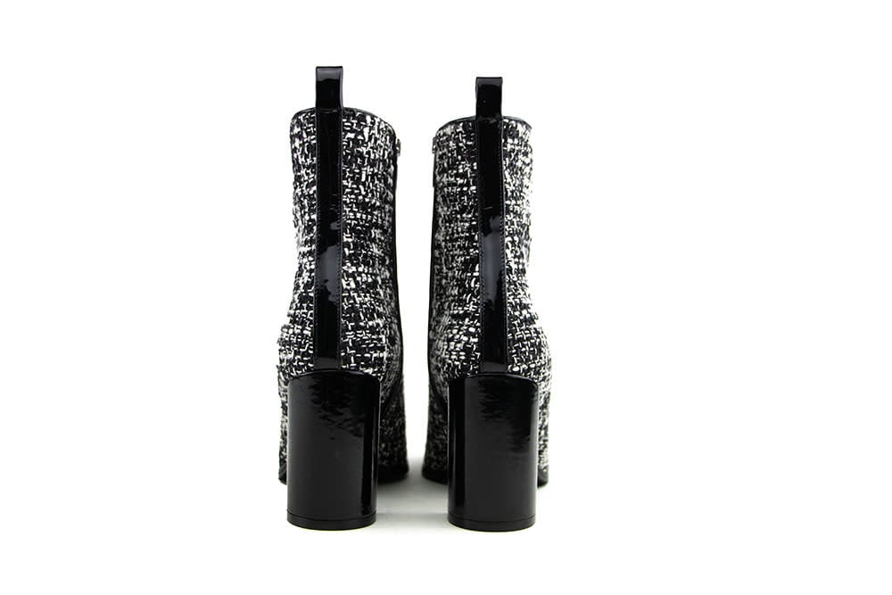 Eva Luna Enkellaars Ivana Nero Tweed Vernice