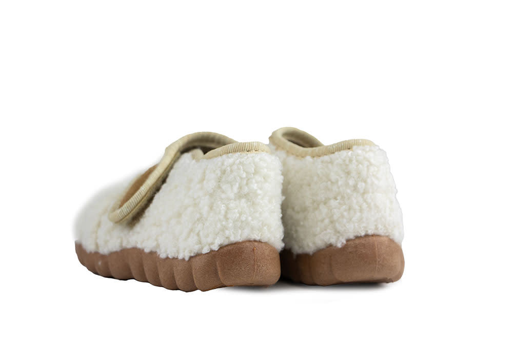 Fischer Pantoffel Weiss Teddy