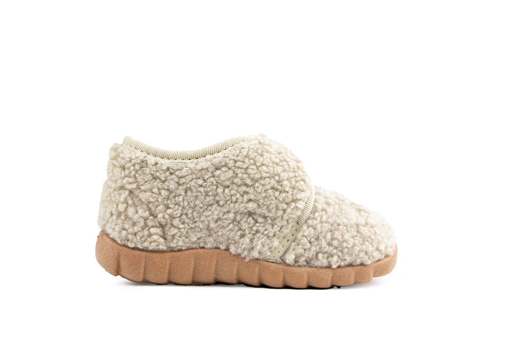 Fischer Pantoffel Sand Teddy