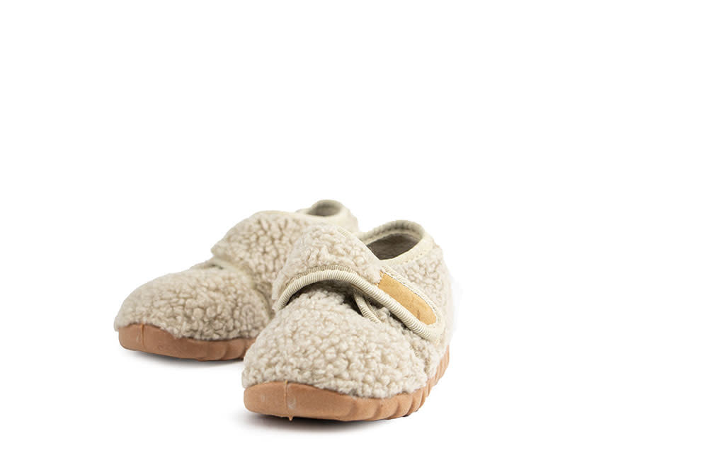 Fischer Pantoffel Sand Teddy