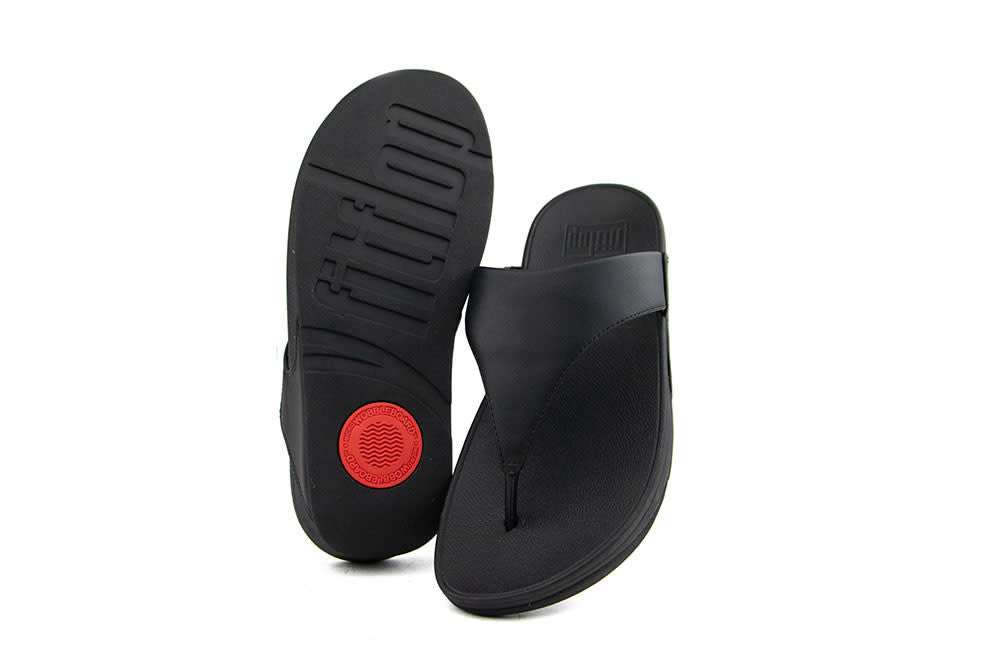 Fitflop Lulu Leather Toepost Black