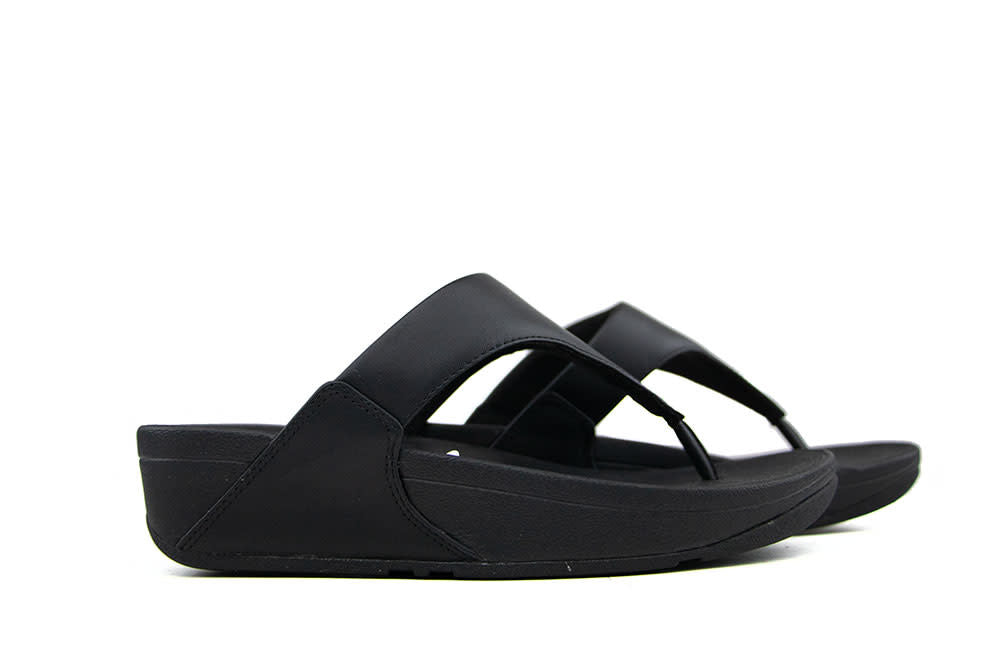 Fitflop Lulu Leather Toepost Black