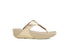 FitFlop Lulu Leather Toepost Platino