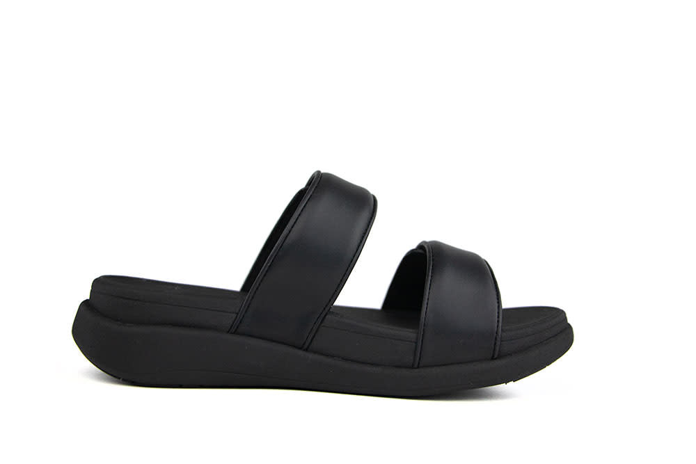 FitFlop F-Mode Go Adjustable Flatform All Black