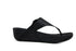 FitFlop Lulu Resin Buckle Toe Post All Black