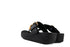 FitFlop Lulu Resin Buckle Toe Post All Black
