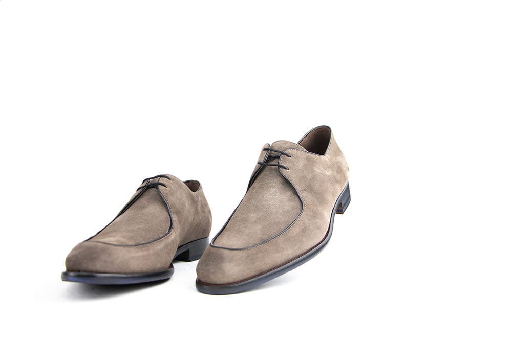 Floris van Bommel Veterschoen De Stapper 54.02 Taupe