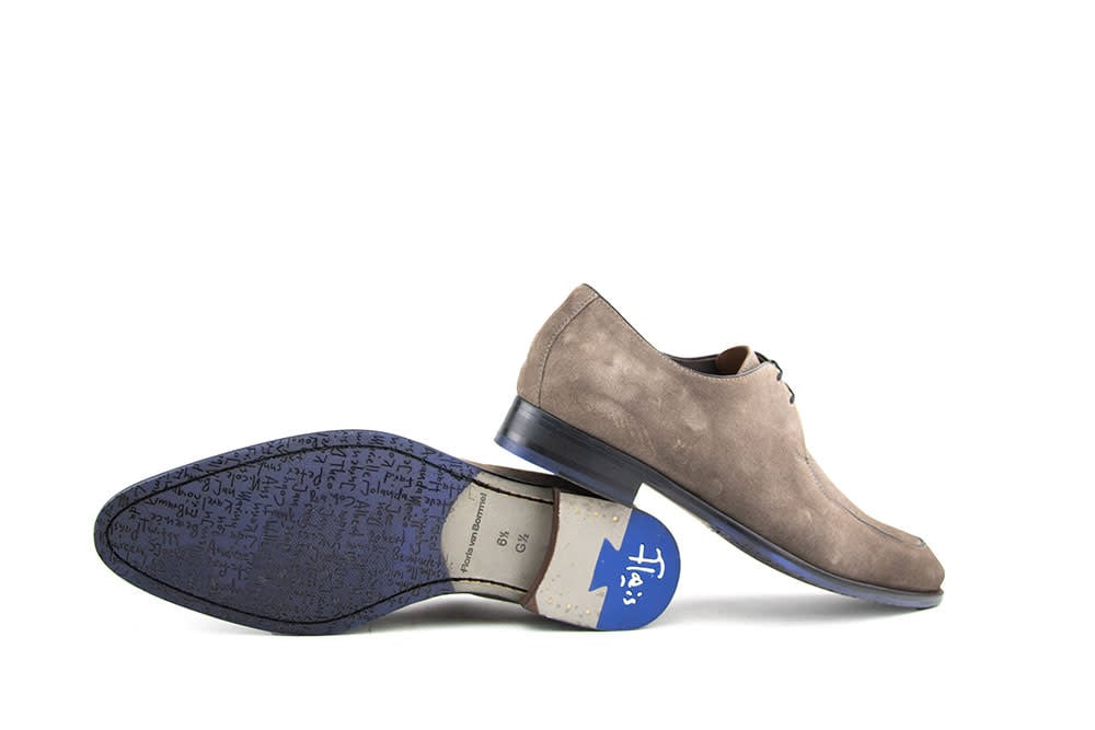 Floris van Bommel Veterschoen De Stapper 54.02 Taupe