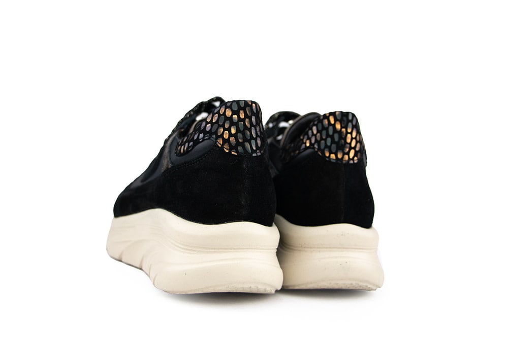 Footnotes Sneaker Lexi Black Gold