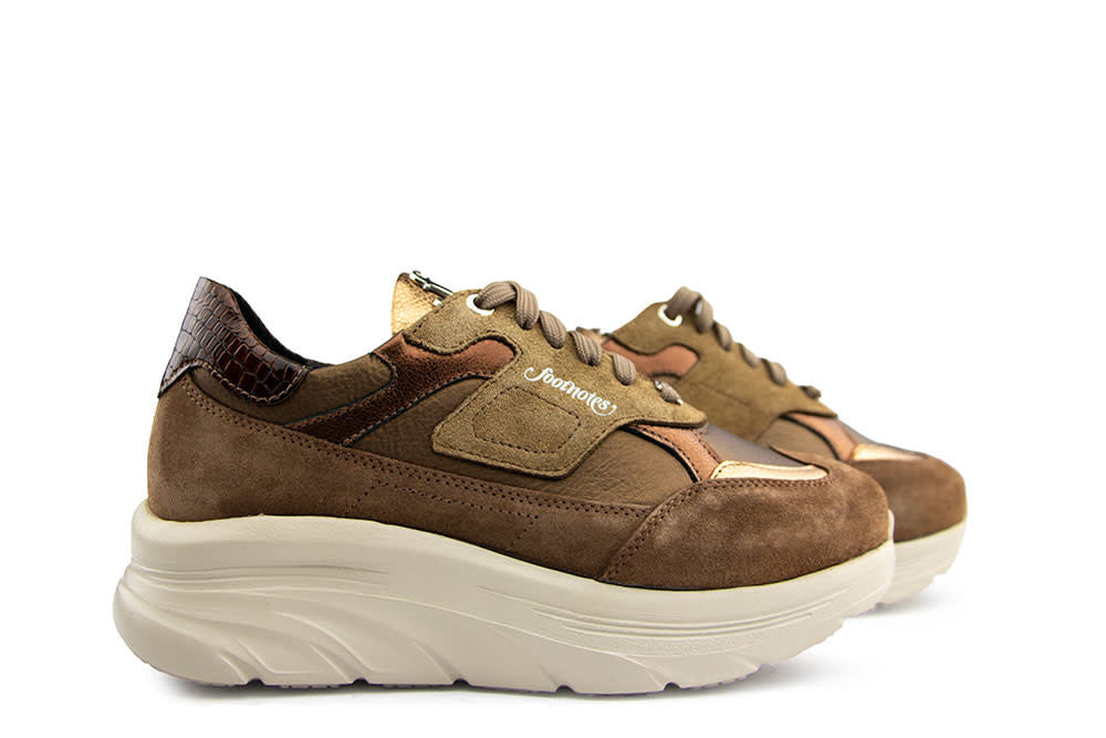 Footnotes Sneaker Pem Cow Matte Camel
