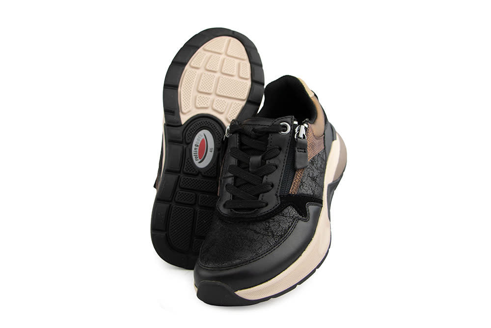 Gabor Rolling Soft Sneaker Black Desert