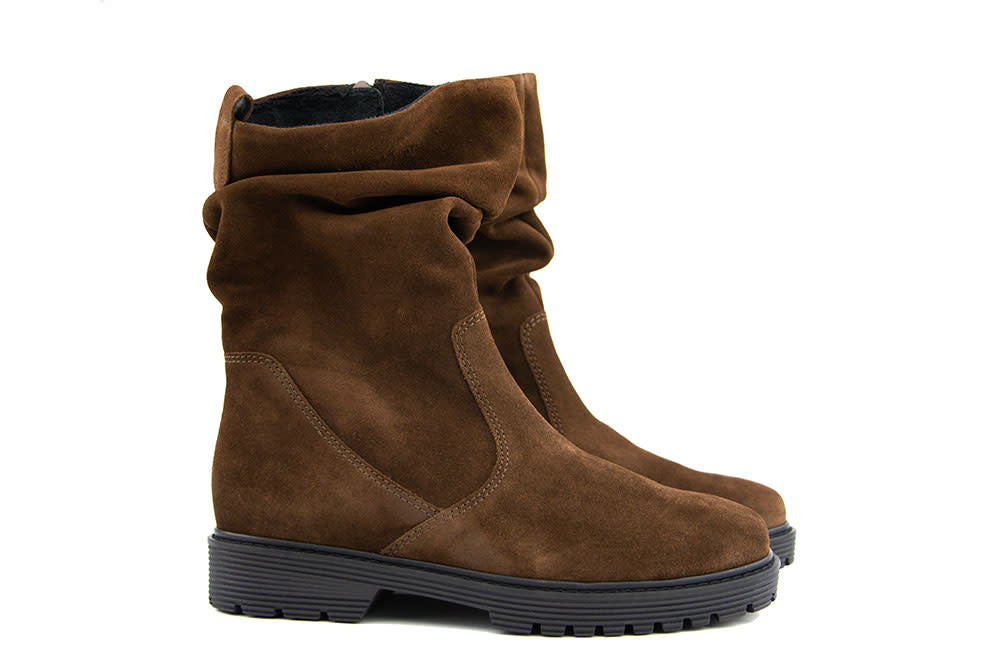 Gabor Korte Laars Plooi Whisky Suede