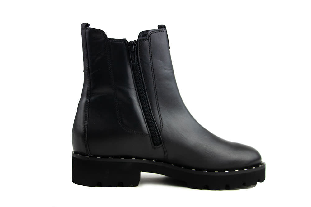 Gabor Chelsea Boots Schwarz Altsilber