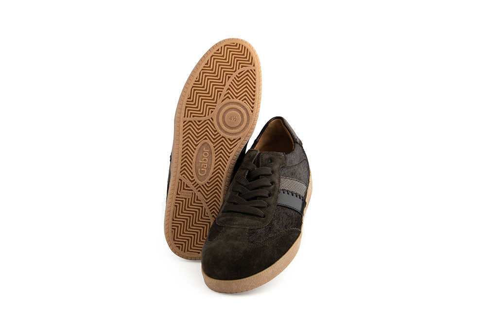 Gabor Sneaker Mocca Hairy Corba