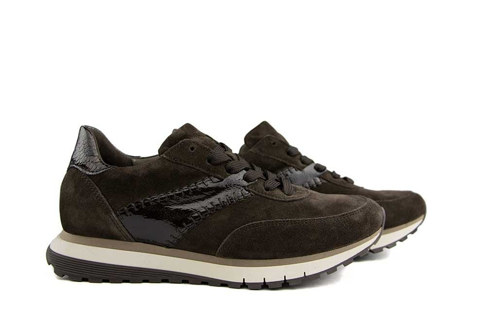 Gabor Sneaker Mocca Lack Boa H