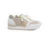 Gabor Sneaker Latte Oak Kombi Nappa Treccia