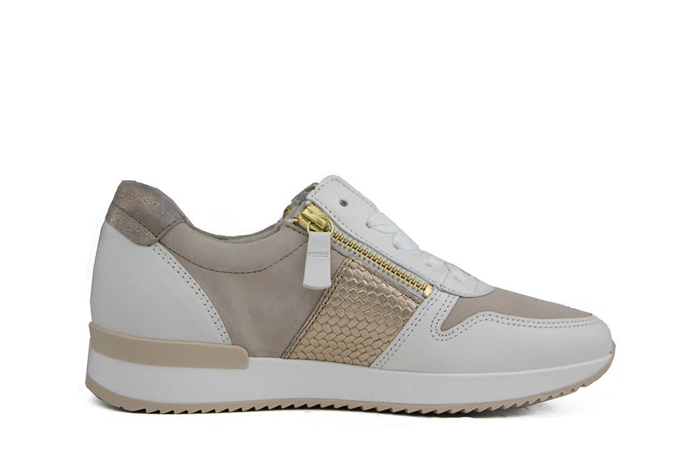 Gabor Sneaker Latte Oak Kombi Nappa Treccia