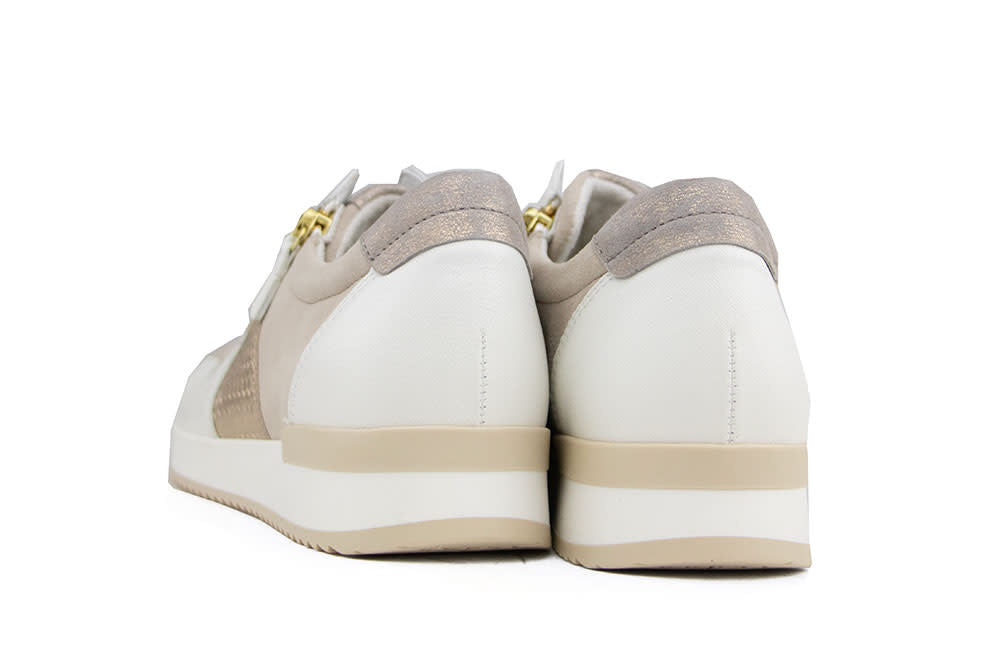 Gabor Sneaker Latte Oak Kombi Nappa Treccia