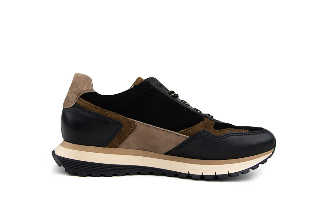 Gabor Sneaker Schwarz Whisky Gold