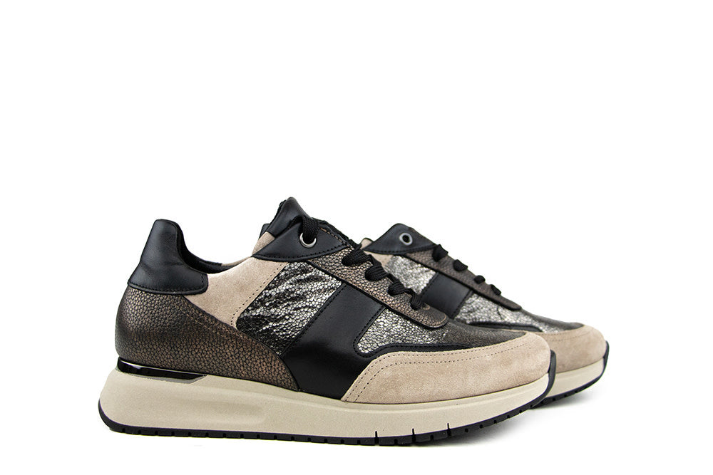 Gabor Sneaker Bronce Silk Schwarz