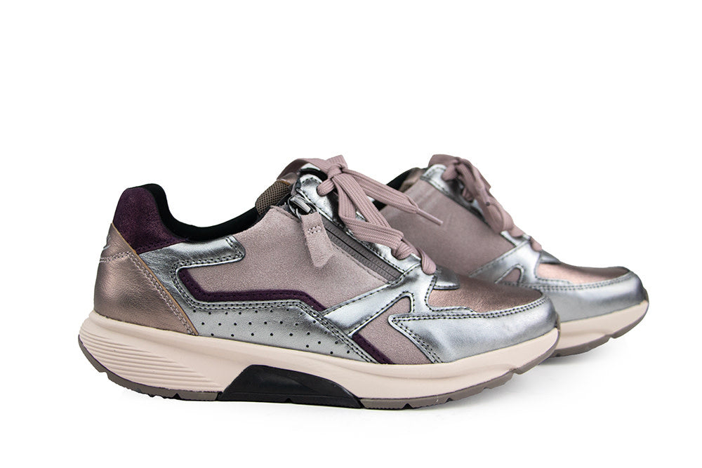 Gabor Rolling Soft Sneaker Darkrose Mouse