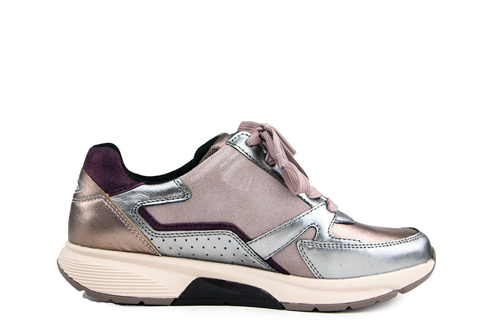 Gabor Rolling Soft Sneaker Darkrose Mouse