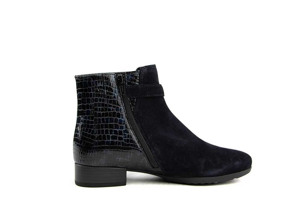 Gabor Enkellaars Dark Blue Krokolack H