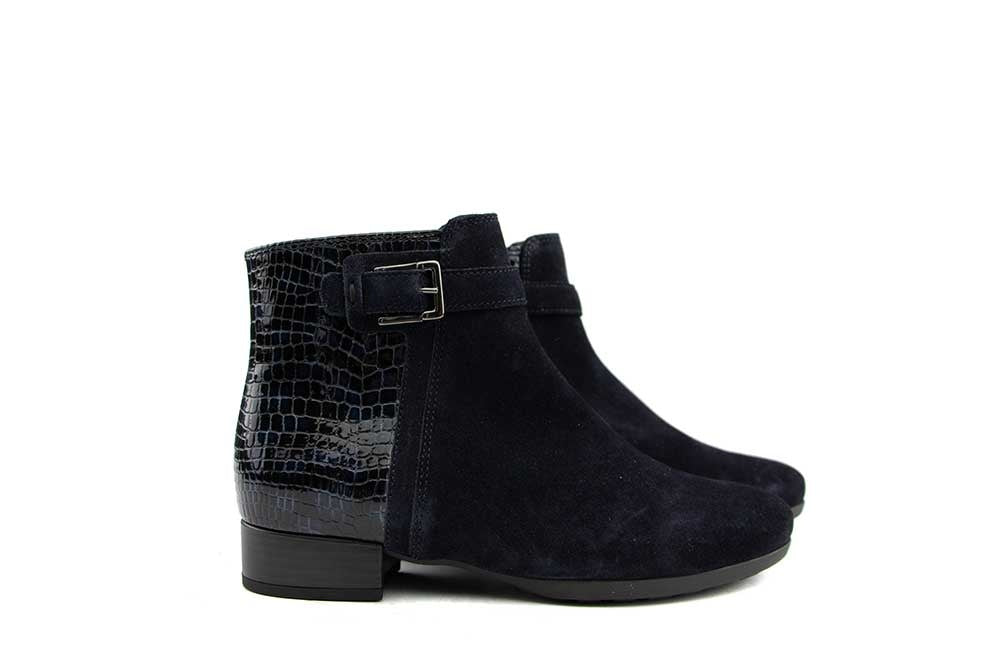 Gabor Enkellaars Dark Blue Krokolack H