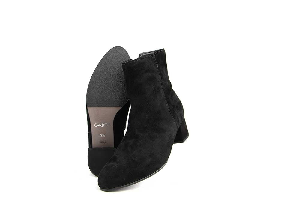 Gabor Enkellaars Black Samtchevreau
