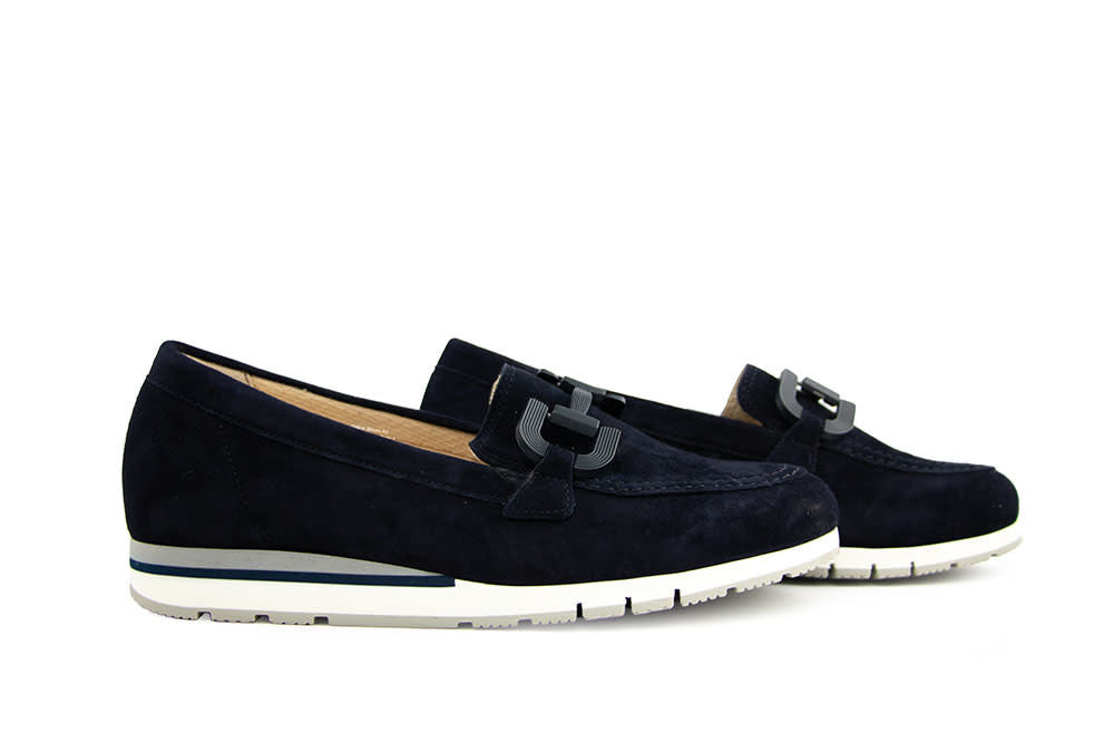Gabor Loafer Bit Dark Blue Samtchevreau