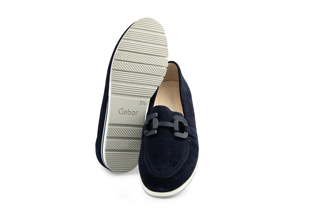 Gabor Loafer Bit Dark Blue Samtchevreau