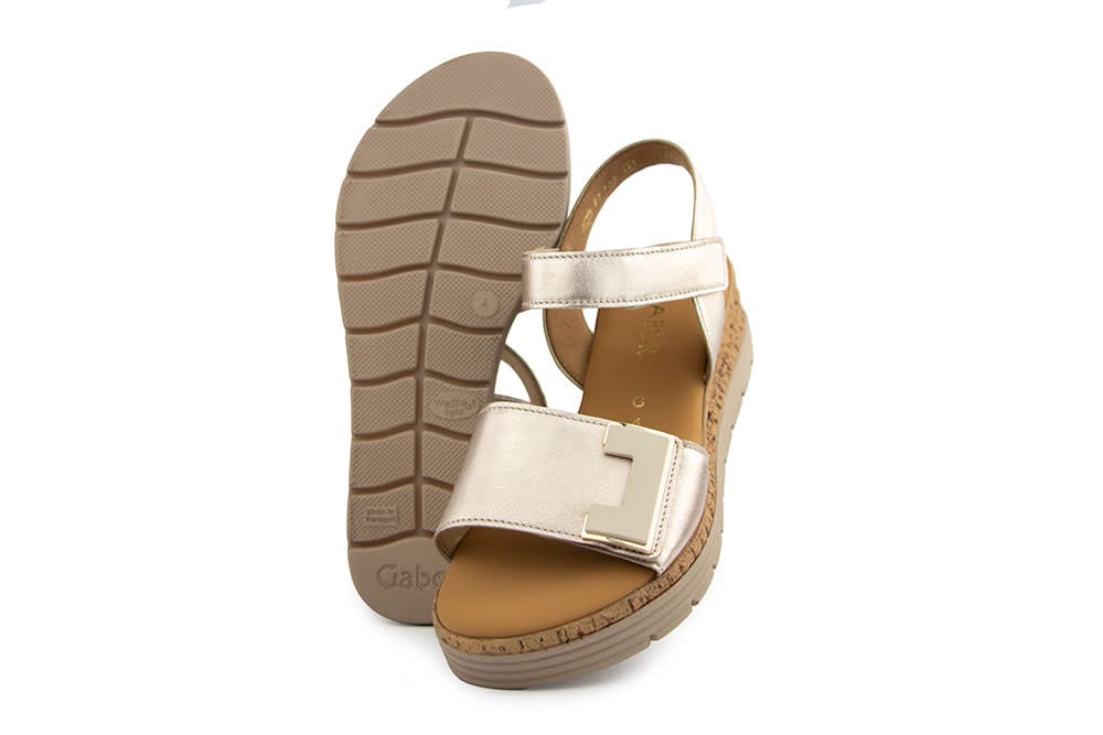 Gabor Sandaal Puder Metallic Gold