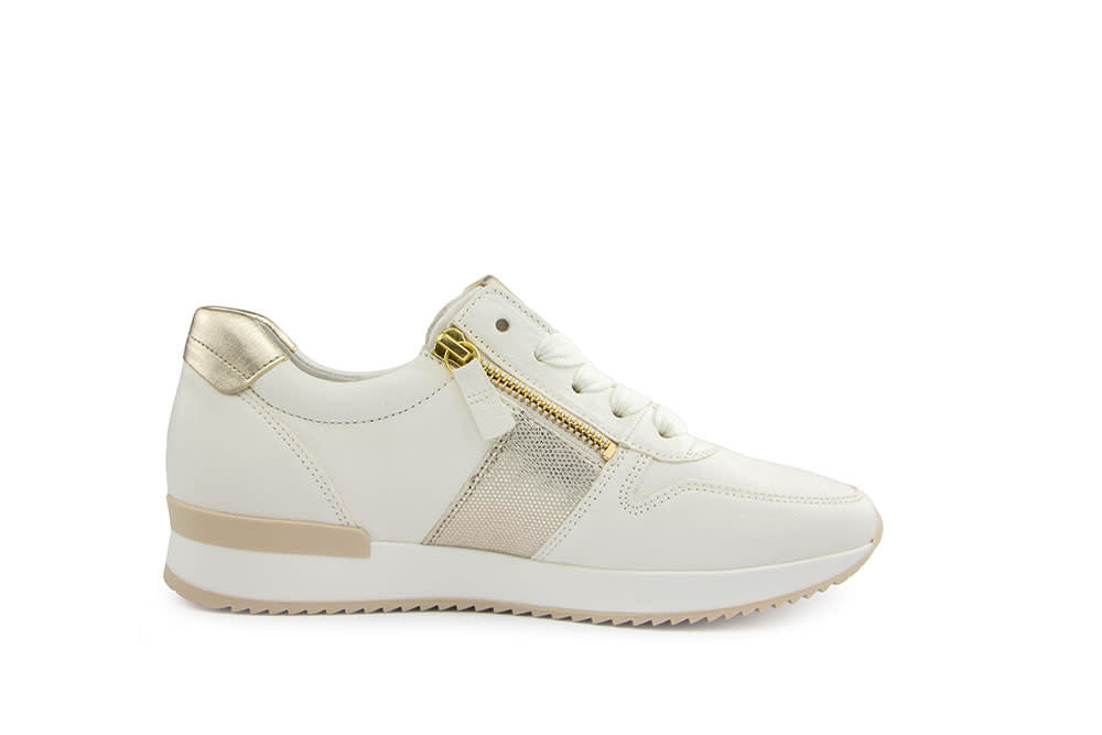 Gabor Sneaker Latte Platino Nappa Leo