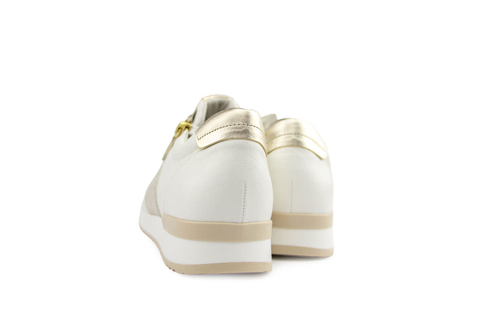 Gabor Sneaker Latte Platino Nappa Leo
