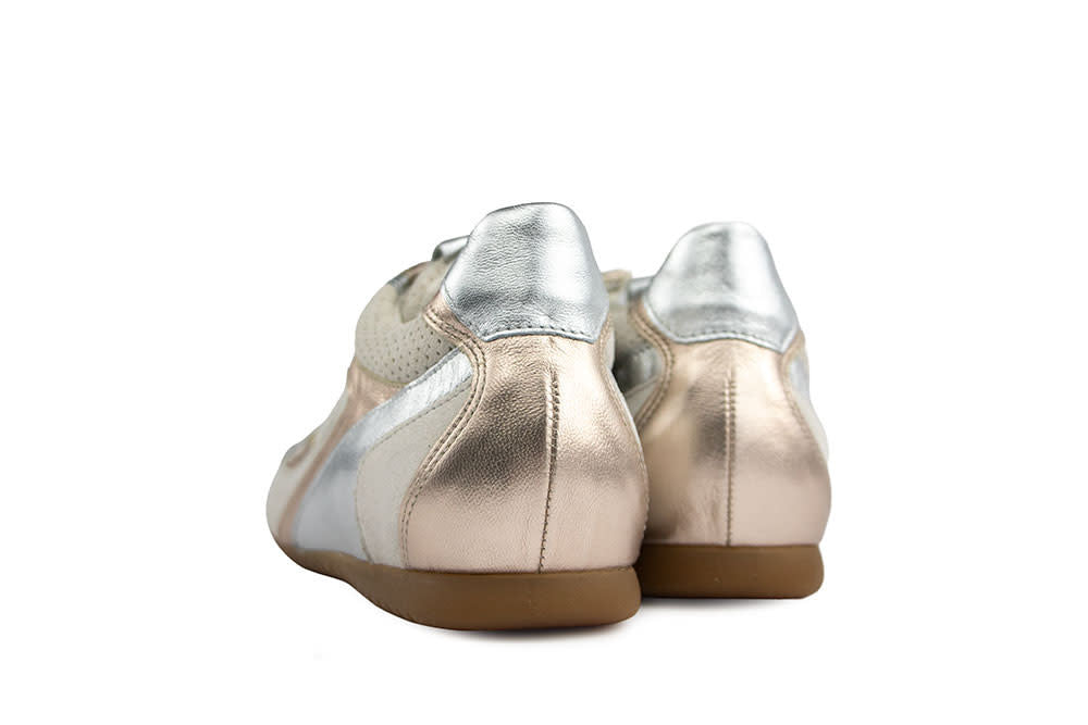 Gabor Sneaker White Silber Puder Metal