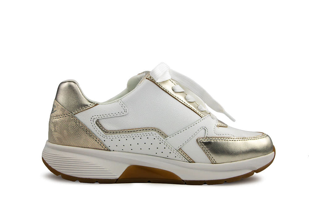 Gabor Rolling Soft Sneaker Weiss Perla Platino