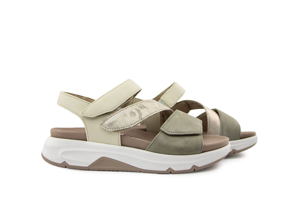 Gabor Sandaal Rolling Soft Schilf Platino Leo