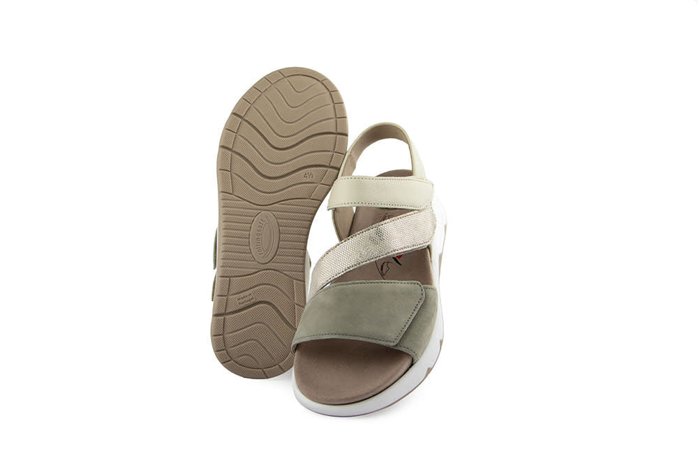 Gabor Sandaal Rolling Soft Schilf Platino Leo