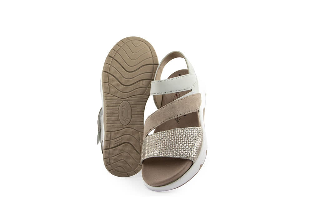 Gabor Rolling Soft Sandaal Beige Oasi Raffia